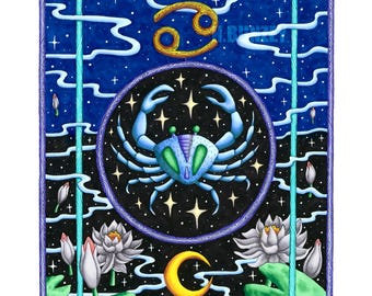 Cancer zodiac 11x14 print