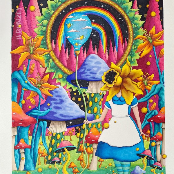 Go Ask Alice 11x14 Print