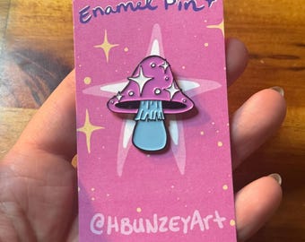 Magic Mushroom enamel pin