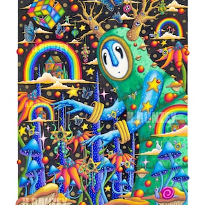 El mundo estaba loco Impresión de 11 x 14 pulgadas