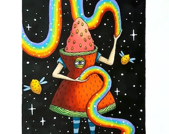 On The Level 5x7 print