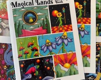 Magical Lands Coloring Book