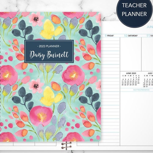 2023 2024 Teacher Planner 7x9 20232024 Planner Teacher Lesson Etsy