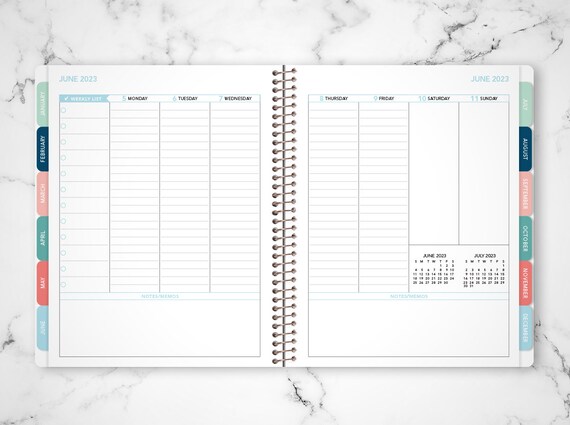 Agenda 2024  Carnet mensuel – Slow Life Planner