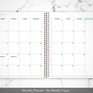 2024 Monthly Planner With TABS 7x9 / 12 Month Calendar / - Etsy Canada