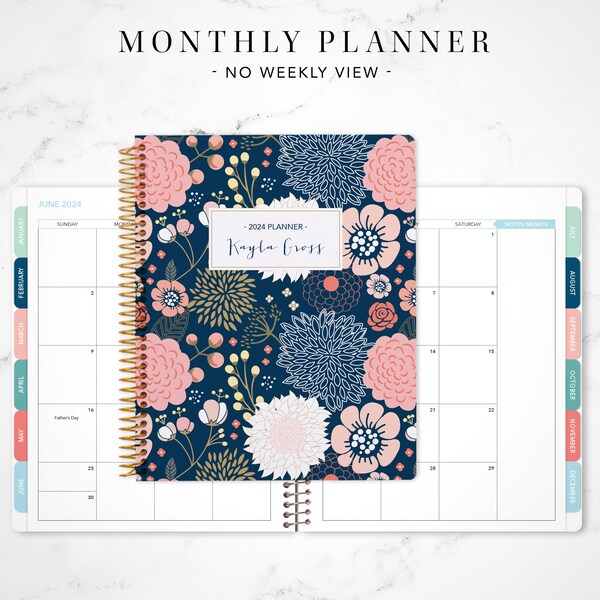 Monthly Planner Etsy