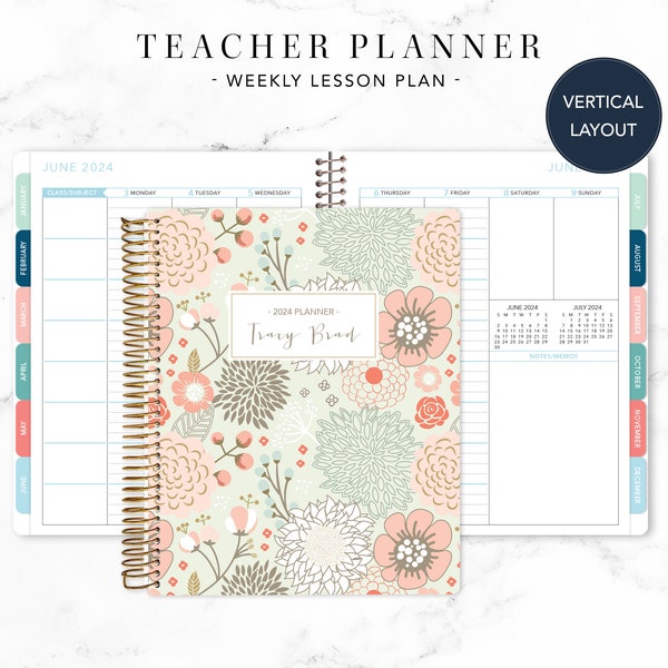 Sage Teacher Planner Etsy