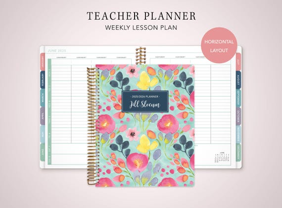 Bloom Daily Planners 2025-2026 Academic Year Teacher Planner & Calendar - View #11