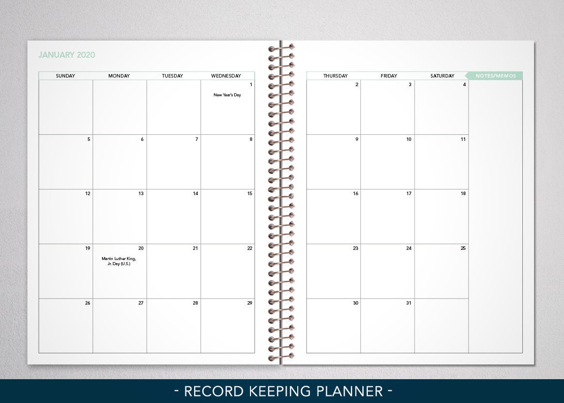 2022 2023 Record Keeping Monthly Planner For Teachers 12 Etsy UK