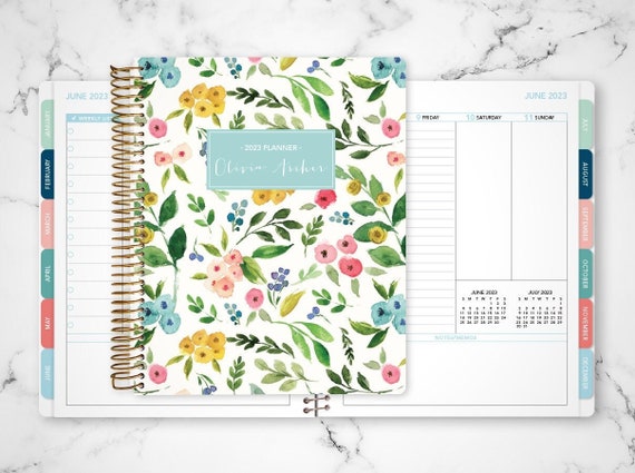 Planner 2024 custom 2024 2025 7x9 12 month planner student planner