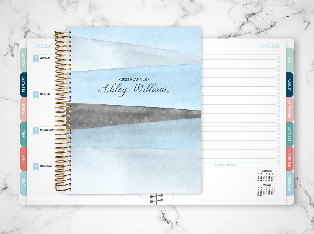 Planner 2024 2025 7x9 12 Month Planner Student Planner HORIZONTAL ...