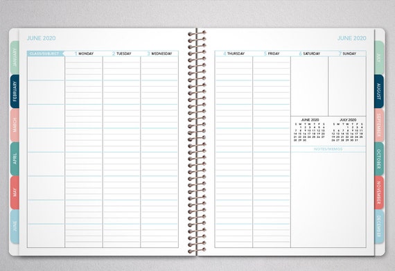 Calendrier Enseignant 2023 2022 2023 Teacher Planner 7X9 2022-2023 Planner Teacher Lesson | Etsy