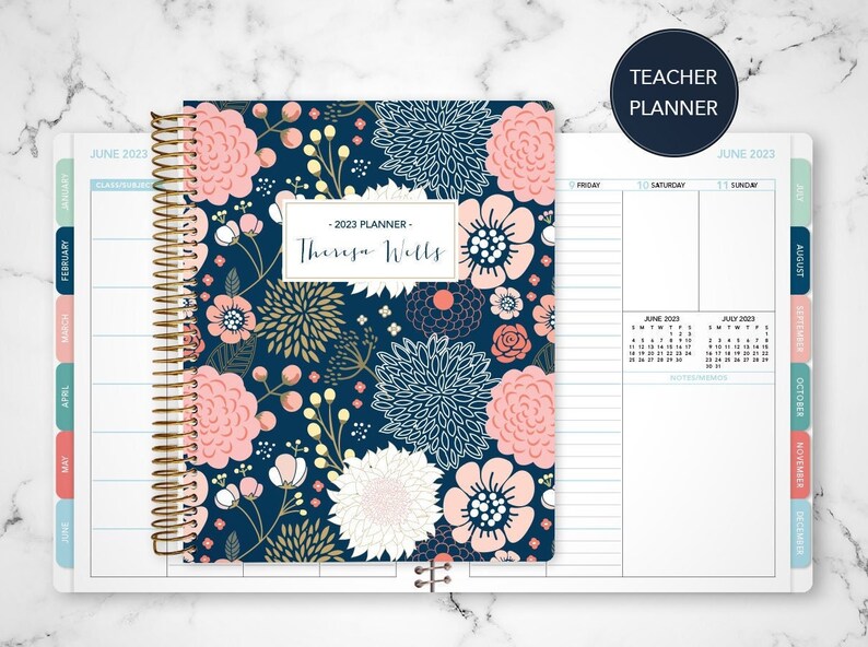 2023 2024 Teacher Planner 7x9 20232024 Planner Teacher Lesson Etsy
