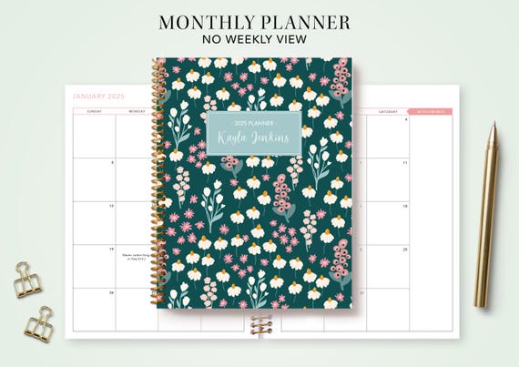 2026 Weekly & Monthly Planner - Jan To Dec 2026 With Tabs, 6.3 X 8.4 Inch Hardcover, Thick Paper & Twin-Wire Binding - Perfect Daily Organizer With Back Pocket