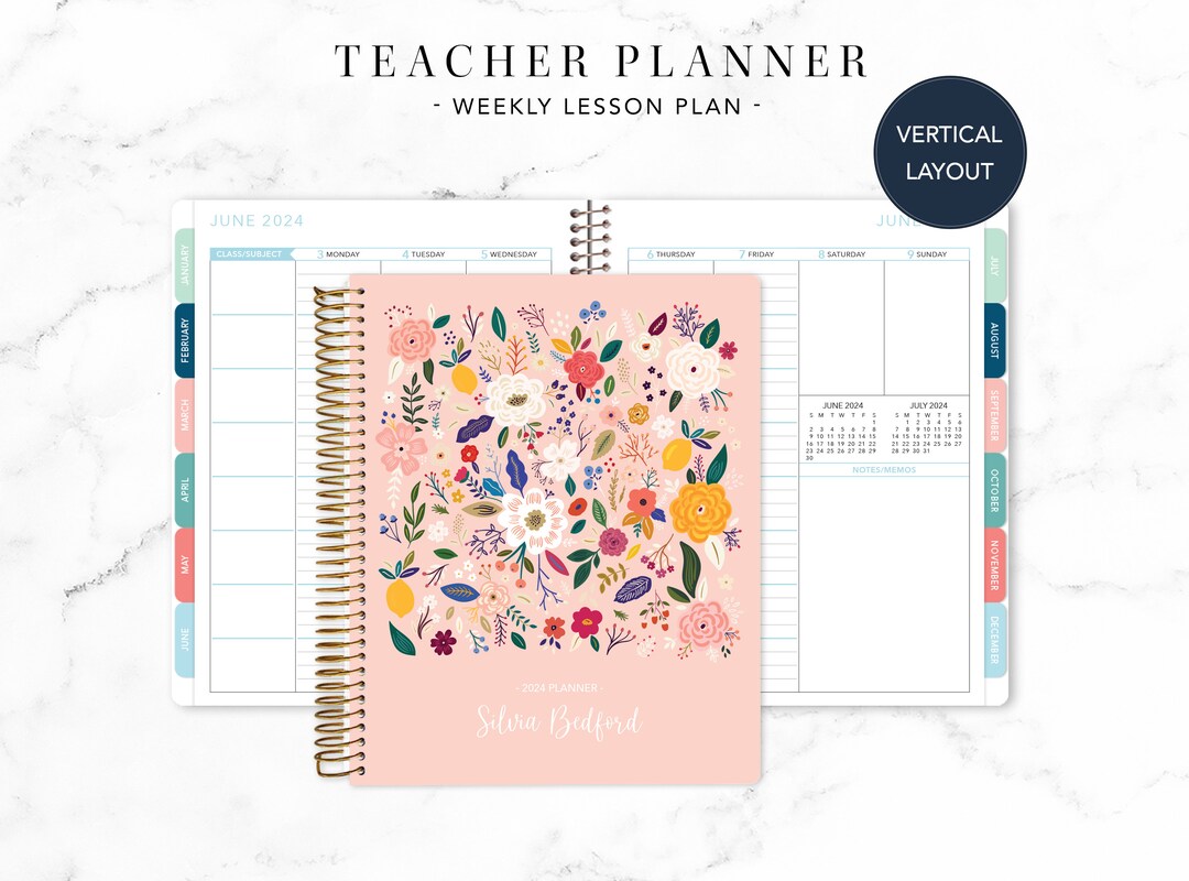 2024 2025 TEACHER PLANNER VERTICAL 7x9 20242025 Teacher Lesson Plan