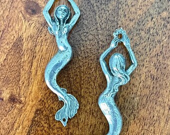 Pendentif sirène avec étoile Green Girl Studios - Artisan Jewelry Supplies