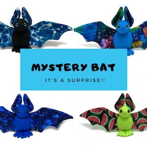 Small mystery bat soft stuffed plush kids toy animal handmade- made to order