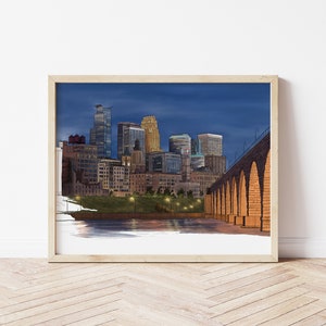 Stone Arch Bridge in Color - Minneapolis