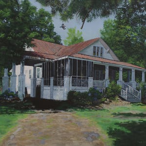 blue bird holly farm signed limited edition giclee print of my oil painting