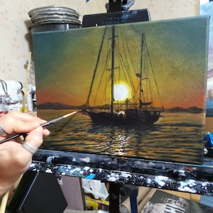 Safe Voyage signed limited edition giclee print of my oil painting