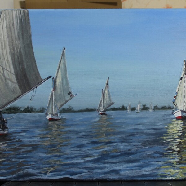 Sailin'   signed limited edition giclee print