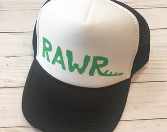 Rawr trucker hat