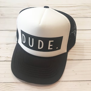 Kids dude trucker hat