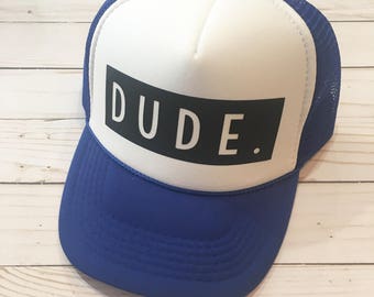 Kids Dude trucker hat