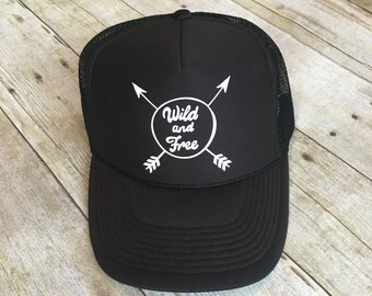 Adult Wild and Free Trucker Hat