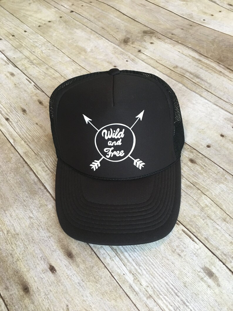 Adult Wild and Free Trucker Hat image 1