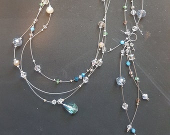 Tiana Cosplay Neclace and earring set