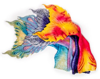 Swimable full silicone mermaid tail