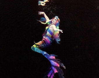 Swimable full silicone mermaid tail sea dragon