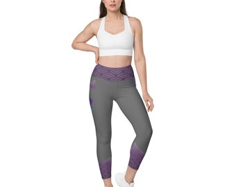 Dragon boat leggings with pockets