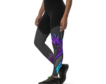 dragon boat sports leggings
