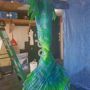 Swimable full silicone mermaid tail image 7