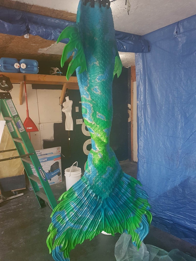 Swimable full silicone mermaid tail image 7