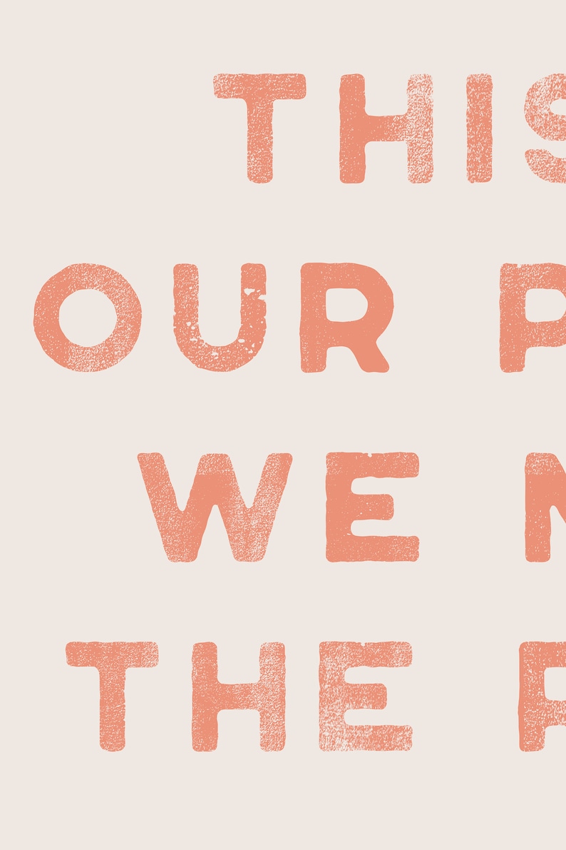 This is our place. We make the rules. Wall Art Typography Print Dorm Room Wall Art Cute wall decor Pink wall Art Swiftie Art image 3