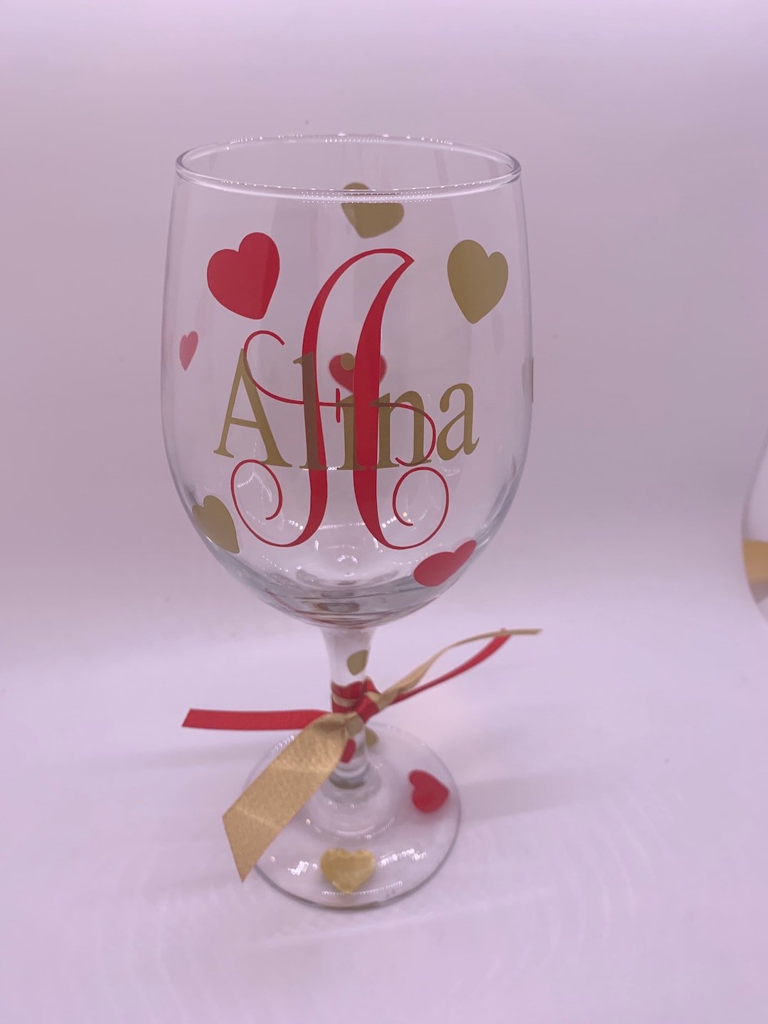 Personalized Valentines Day Wine Glass, Valentines Day, Valentine Wine