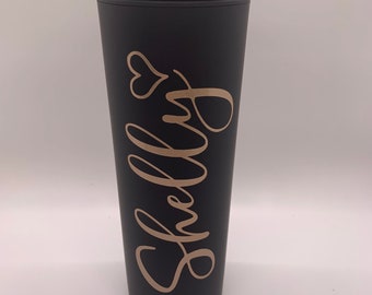 Personalized Tumbler, Tumbler, Skinny Tumbler, Bridesmaid Gift, Custom Tumbler, Personalized Cup, Acrylic Tumbler, Bridesmaid Tumbler