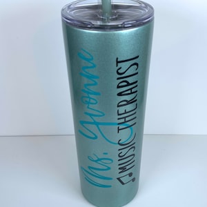 Music Therapist, Music Therapist Tumbler, Music Therapist Gift, Music Therapy, music therapy image 1