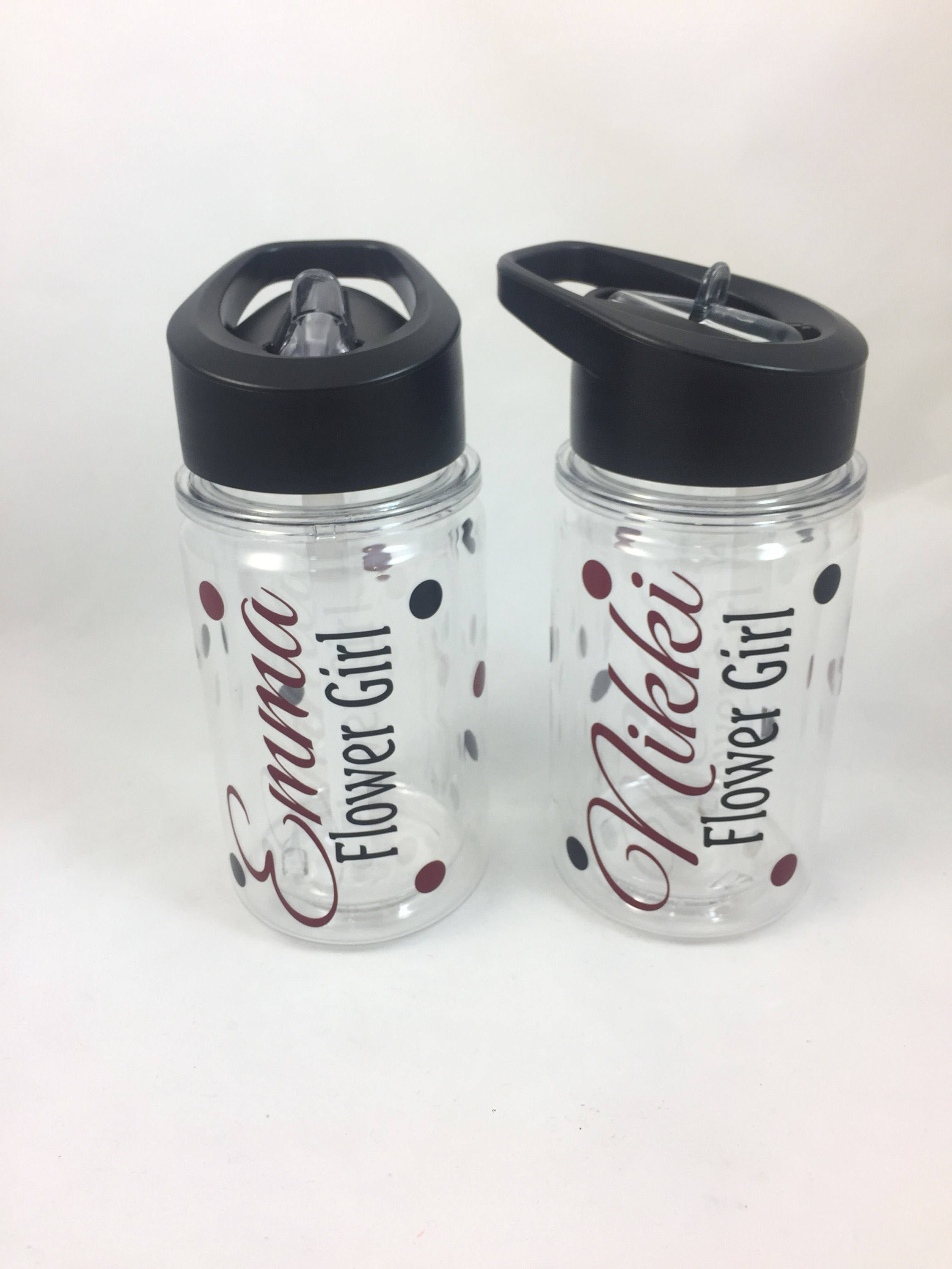 flower girl water bottle
