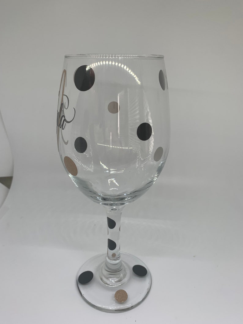 Personalized 30th Birthday Wine Glass, 30th Birthday Glass, 30th Birthday, 30th Birthday Gift, 30th birthday party, Birthday, Birthday Girl Bild 7