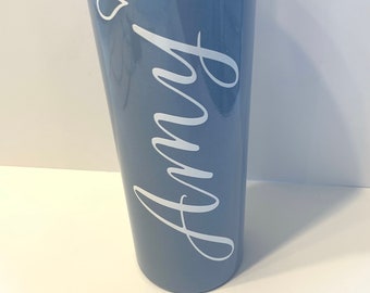 Personalized Tumbler, Personalized Gift,  Tumbler with Name, Custom Tumbler, Custom Name Tumbler, Tumbler with Straw, Bridesmaid Tumbler