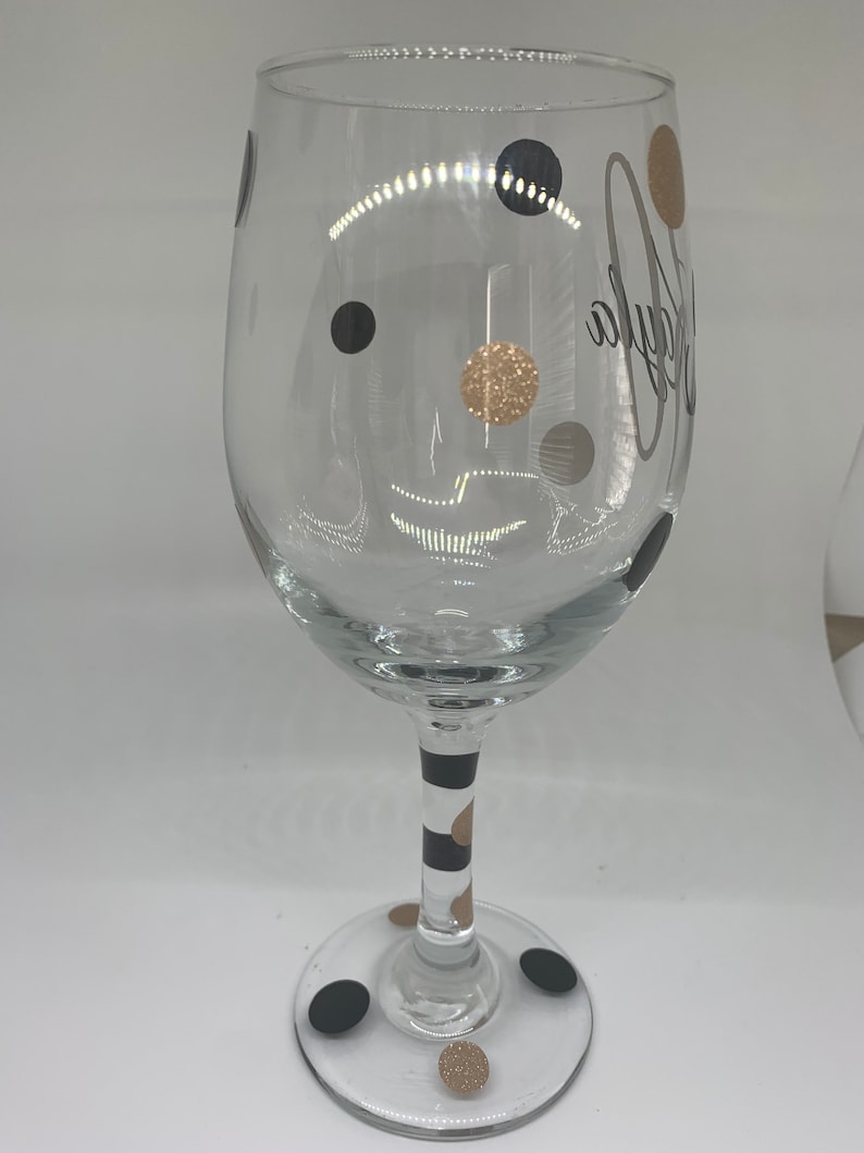 Personalized 30th Birthday Wine Glass, 30th Birthday Glass, 30th Birthday, 30th Birthday Gift, 30th birthday party, Birthday, Birthday Girl image 5