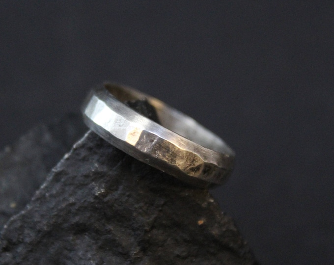 Sterling Silver Hammered Band Ring, Hammered Silver Band, Hammered Sterling Silver Band, Hammered Sterling Jewelry