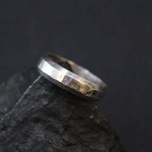 Sterling Silver Hammered Band Ring, Hammered Silver Band, Hammered Sterling Silver Band, Hammered Sterling Jewelry