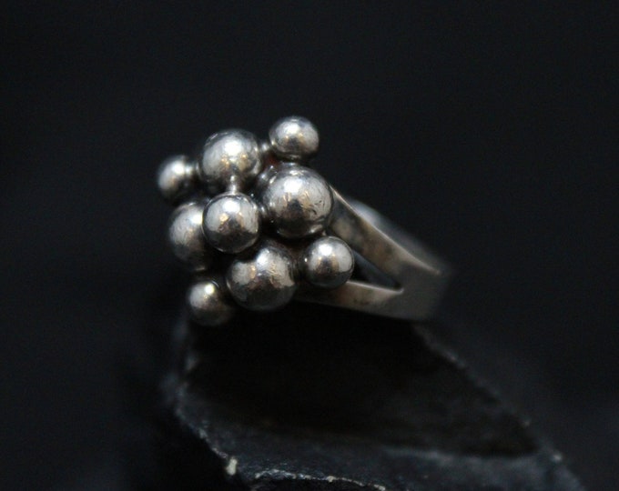 Erik Granit & Co. Sterling Silver Ring, Designer Vintage Silver Ring, Mid-Century Sterling Silver Ring, Finnish Jewelry