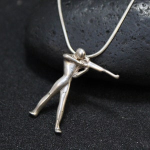 Sterling Silver Soldier Necklace, Military Jewelry, Sterling Silver Rifle Necklace, Sterling Military Necklace, Army Jewelry, Silver Soldier