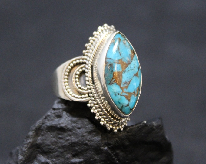 Sterling Silver Turquoise Statement Ring